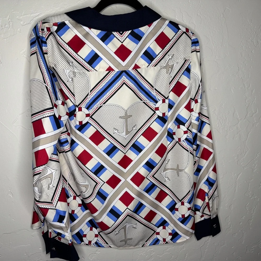 Tommy Hilfiger Anchor Patterned button down  Shirt - Picture 6 of 8